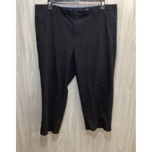 IZOD GOLF Men's (Size 40 x 30") Black Dress Pants w/ Pockets Button‎ Zip 51P